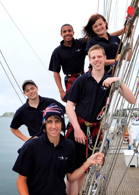 Some of the crew:  Gabrielle Hammond, Myles Boatman, Ryan Thurbon, Matthew Nicol and Christian Perrin ©  SW